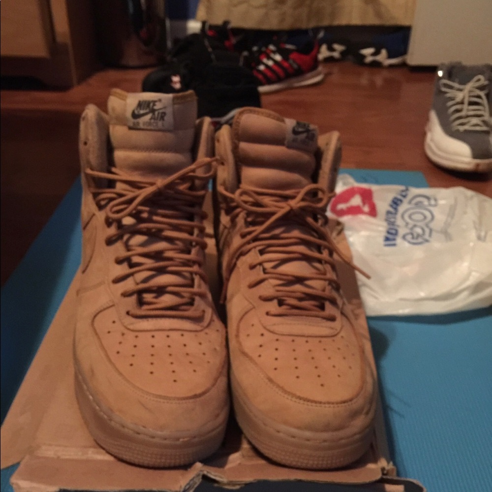 Wheat Air Force 1s